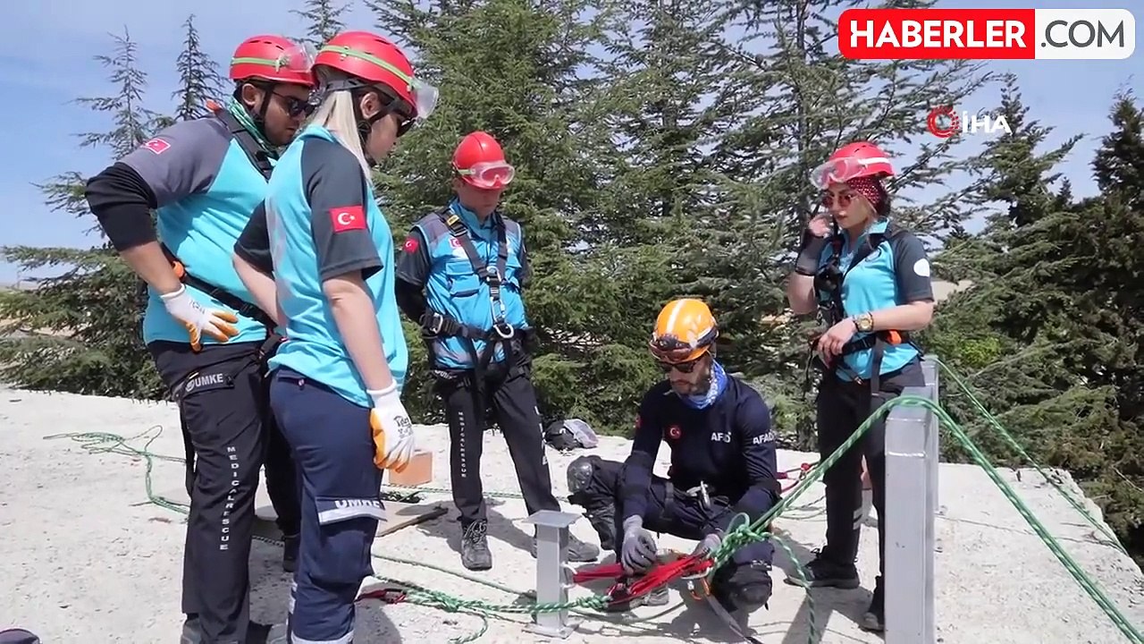 Niğde'de UMKE ekiplerine arama kurtarma eğitimi verildi - Dailymotion Video