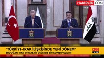 Cumhurbaşkanı Erdoğan Irak'ta konuştu: Terör örgütü PKK'ya karşı ortak hareket edeceğiz