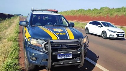 Em surto, homem abandona veículo às margens da BR-163 e provoca correria e transtornos
