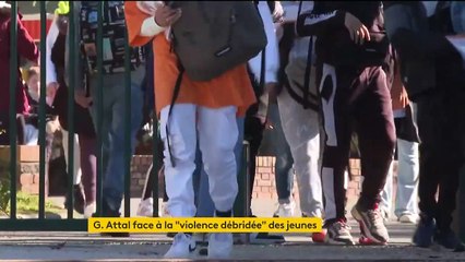 Gabriel Attal veut lutter contre la "violence débridée" des jeunes