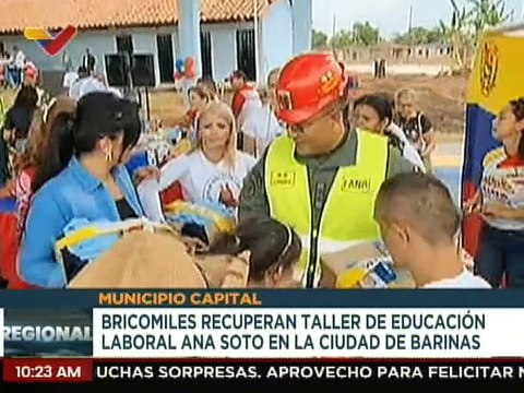 Barinas | A través del 1x10 Gobierno nacional reinauguró taller de Educación Laboral Ana Soto