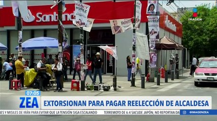 Extorsionan a comerciantes para la reelección de la alcaldesa de Azcapotzalco