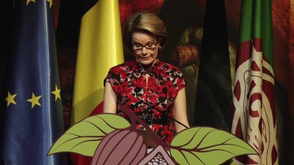 La Reine Mathilde salue le choix "judicieux" de dédier la Conférence mondiale du cacao de Bruxelles à la durabilité et au revenu équitable