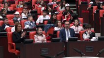 Meclis'te özel oturum! Aysima Arslan'dan 23 Nisan vurgusu: Türk çocukları olarak tüm dünya çocukları için barış diliyoruz