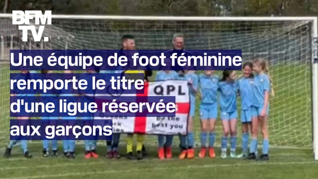 Royaume-Uni: une équipe de football féminin remporte le titre d'une ligue réservée aux garçons