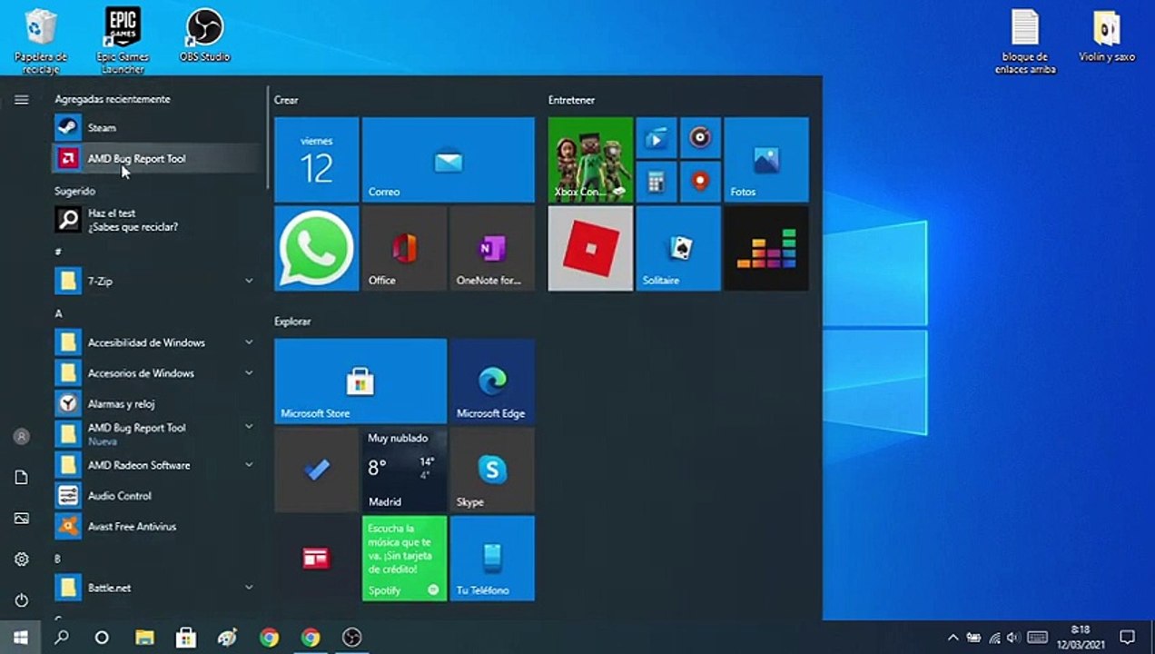 ❌ Como QUITAR AGREGADOS RECIENTEMENTE en WINDOWS 10 FÁCIL y RÁPIDO