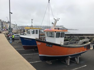 Watch: Iconic Portstewart boats get airlifted into the harbour