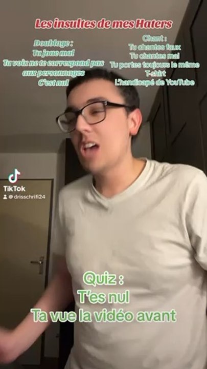 Les insultes de mes haters 