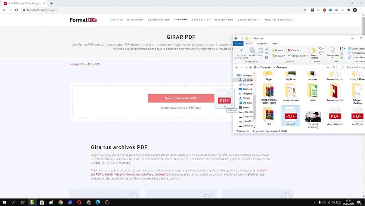  GIRAR PDF SIN INSTALAR PROGRAMAS (GRATIS) con FormatPDF FÁCIL y RÁPIDO