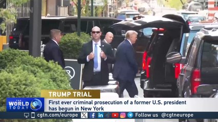 First ever criminal prosecution of a former U.S. president has begun in New York