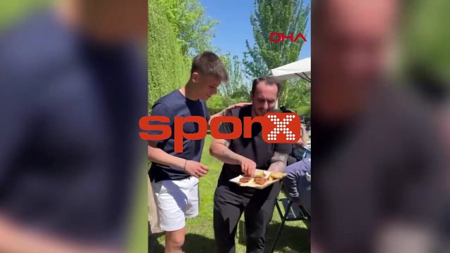 Arda Güler'den mangal keyfi