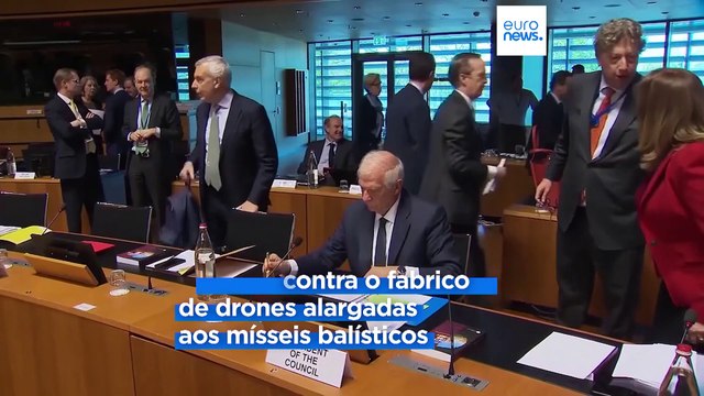 UE aprova novas sanções contra o Irão para reduzir a produção de drones e mísseis