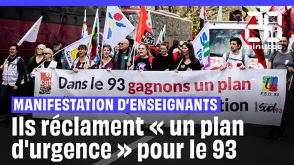 Download Video: Education : Les enseignants de Seine-Saint-Denis manifestent au Trocadéro pour « un plan d'urgence »