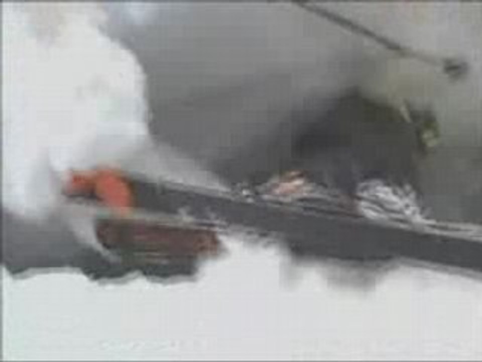 ski crash chute