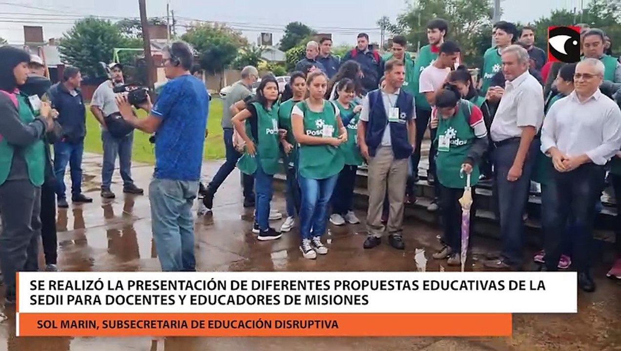 Se realizó la presentación de diferentes propuestas educativas de la SEDII para docentes y educadores de Misiones