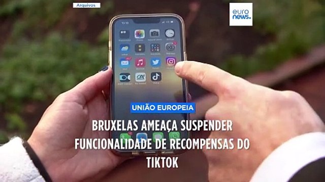 União Europeia ameaça suspender TikTok Lite devido ao risco de dependência nos jovens
