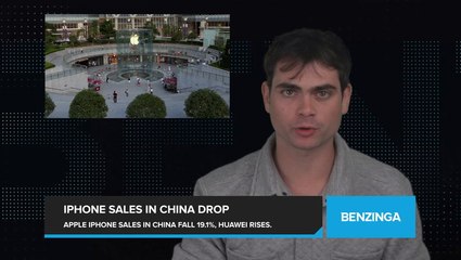 Apple's iPhone Sales in China Drop 19.1% as Huawei Makes Strong Comeback