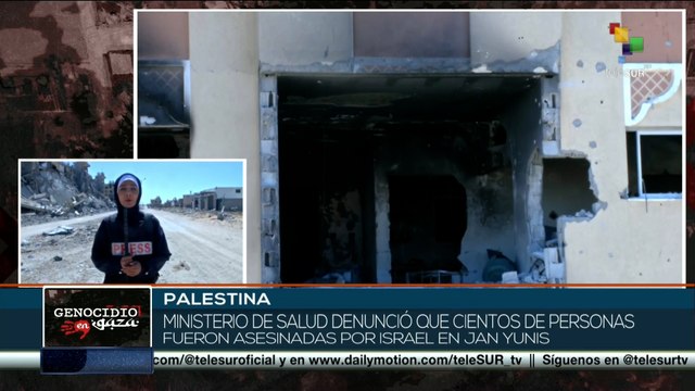 Cientos de familias desplazadas de Jan Yunis por ataques Israelíes