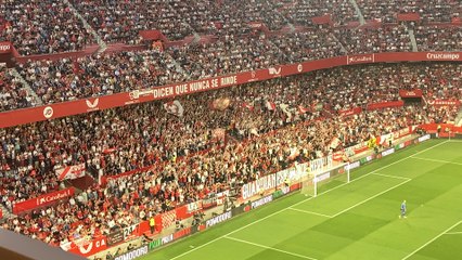 ¡El Derbi en Nervión Comienza! La Grada Gol Norte ya Calienta para el Partido contra el Betis ⚽