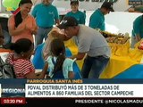 Familias del edo. Sucre fueron beneficiadas con la distribución de 3 toneladas de alimentos