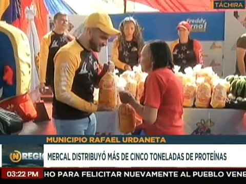 Táchira | Más de 800 familias fueron beneficiadas con la distribución de proteínas y alimentos