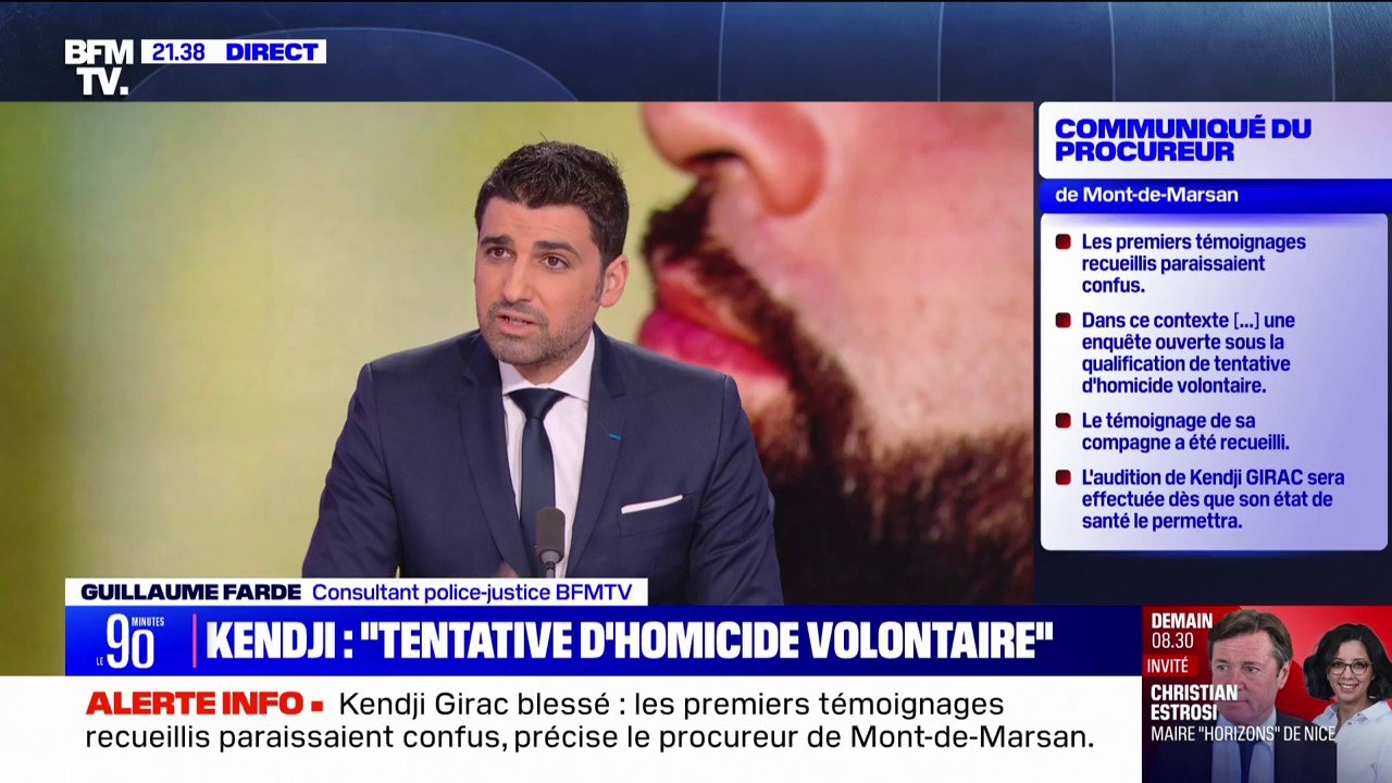 Kendji Girac blessé par balle: le procureur de...