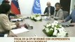 Vcpdta. Delcy Rodríguez se reunió con el Fiscal de la Corte Penal Internacional, Karim Khan