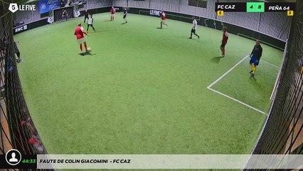 Faute de Colin Giacomini  - FC CAZ