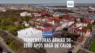Polónia: temperaturas abaixo de zero após vaga de calor