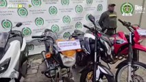En Anorí, Antioquia, recuperaron 5 motos que registraban como robadas