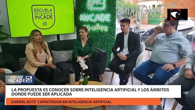 INCADE: Gabriel Kutz nos cuenta sobre Inteligencia Artificial y en qué ámbitos puede ser aplicada.