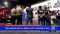 Violento crimen en San Juan de Lurigancho: Dos amigos son ejecutados a balazos en una bodega