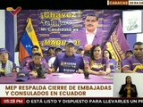 Caracas | Partido MEP respalda el cierre de la embajada y consulados de Venezuela en Ecuador