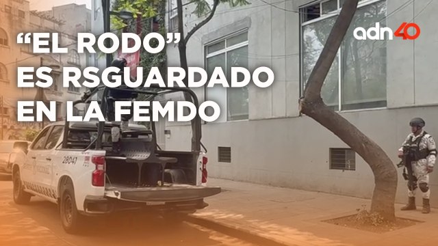 El Rodo permanece bajo resguardo en la FEMDO esperan por un trasladado a un centro penitenciario