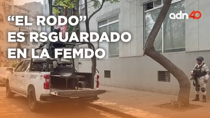 "El Rodo" permanece bajo resguardo en la FEMDO esperan por un trasladado a un centro penitenciario