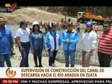 Autoridades Nacionales supervisan los trabajos de canalización del embalse de Zuata en el estado Aragua