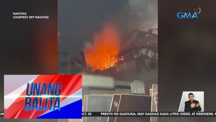 Bahagi ng kinukumpuning fishing vessel, nasunog | UB