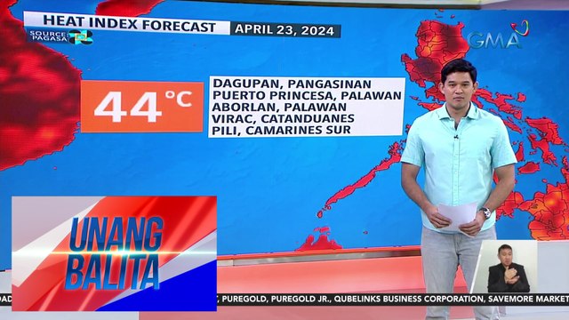 Matinding init at alinsangan, patuloy na mararanasan sa iba pang bahagi ng ating bansa - Weather update today as of 7:10 a.m. (April 23, 2024) | UB