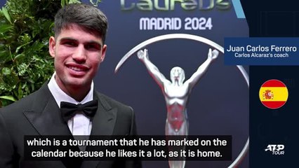 Alcaraz 'full of hunger' for Madrid return - Coach Ferrero
