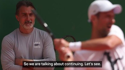 Скачать видео: Djokovic considering 'going it alone' on coaching front after Ivanisevic departure