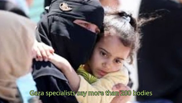 Middle East crisis: More than 200 bodies recovered from temporary mass graves in Nasser hospital, local authorities say – as it happened