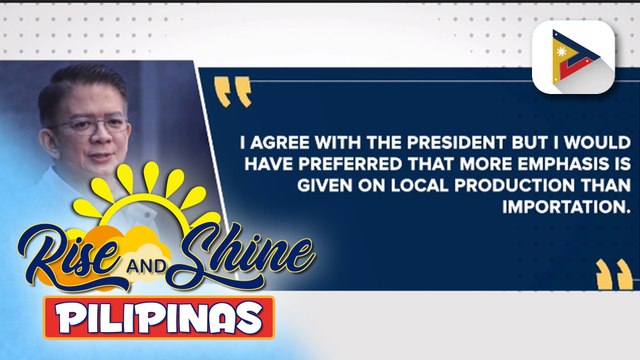 Suportado ng ilang senador ang bagong hakbang ni PBBM para mapababa ang presyo ng bilihin
