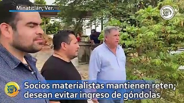 Socios materialistas mantienen reten en prolongación Atenas; desean evitar ingreso de góndolas