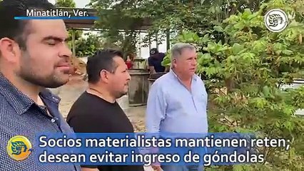 Socios materialistas mantienen reten en prolongación Atenas; desean evitar ingreso de góndolas