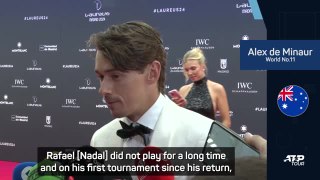 De Minaur reflects on beating Rafael Nadal