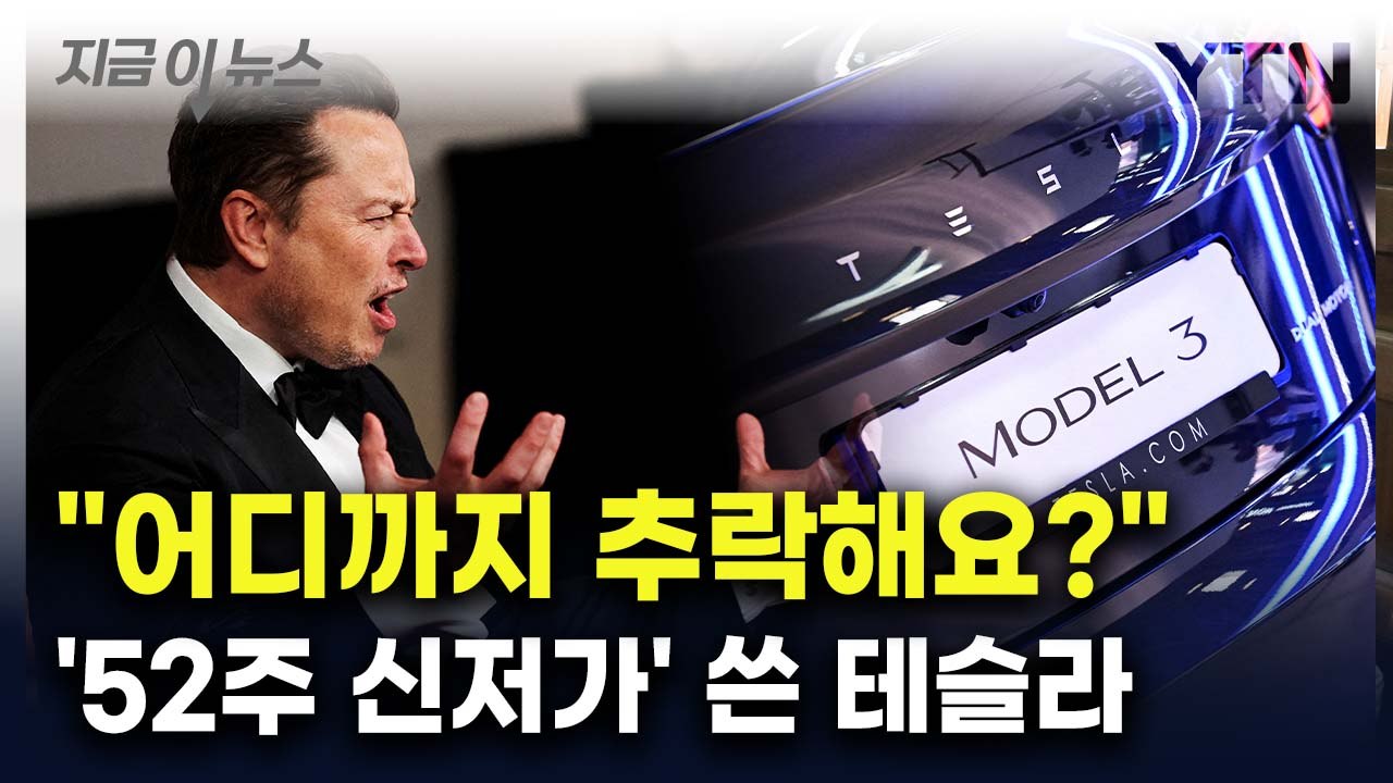 "올해 42% 넘게 떨어져"...테슬라 악재 어디까지? [지금이뉴스] / YTN