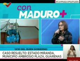 Min. Magaly Gutiérrez: En Miranda se están rehabilitando 26 CDI a través del Sistema 1X10