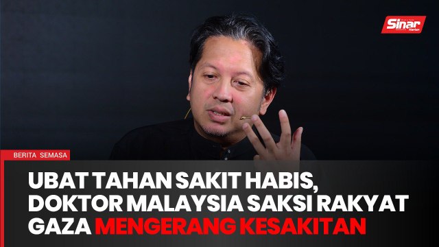 Ubat tahan sakit habis, doktor Malaysia saksi rakyat Gaza mengerang kesakitan