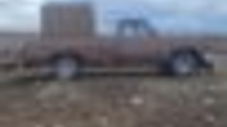 Huge Block of Hay Falls Off Truck as Soon as it Runs