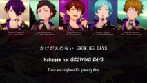 GROWING STARRY DAYS - RYUSEITAI (lyrics)